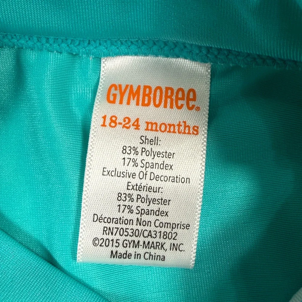 GYMBOREE Girls‎ Fish Applique Swim RashGuard Top 18-24m Coastal July Refresh